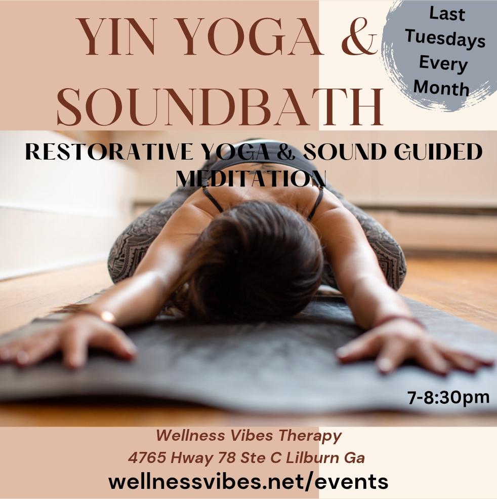 Restorative Yin Yoga & Soundbath Combo