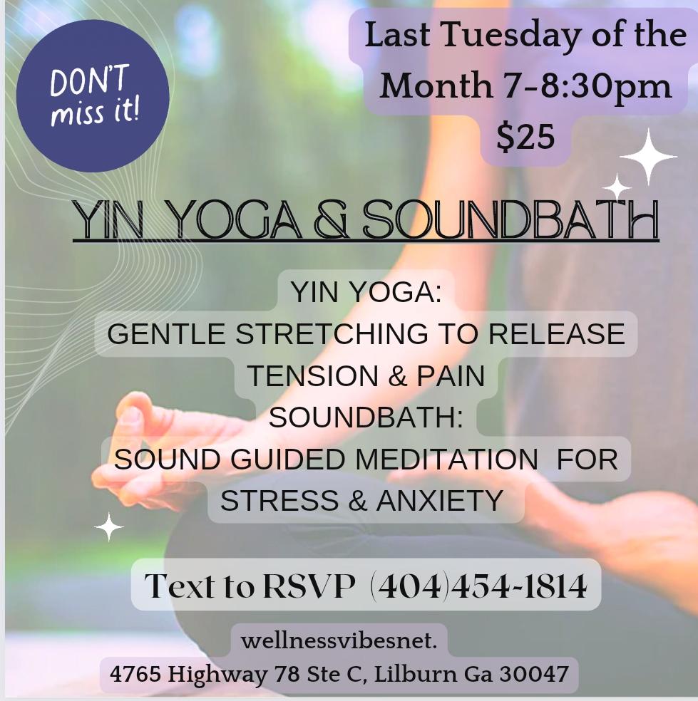 Restorative Yin Yoga & Soundbath Combo